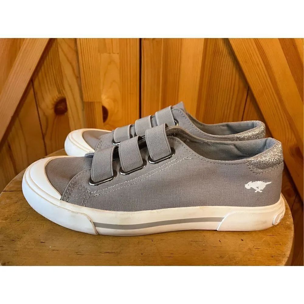 Rocket Dog Jamaica Cloud 9 Women’s Gray Fabric Trainers  Size 7
